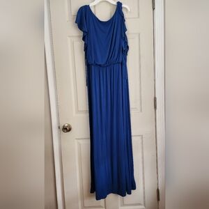 LOFT Royal Blue Maxi Dress